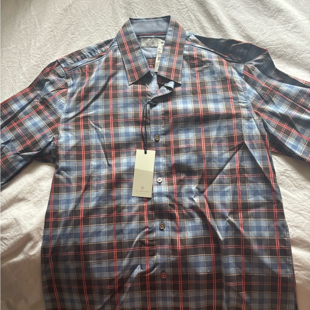 Men’s Premium 7 Diamonds Button Down
